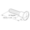 Prime-Line One-Way Shoulder Screws, #10-24 x 1-1/16 in., Stainless Steel, Satin Finish (100 Pack) 642-0654 - alternate 2